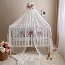 Set lenjerie Patut Copii Bebe 8 piese Classic Roz (11)